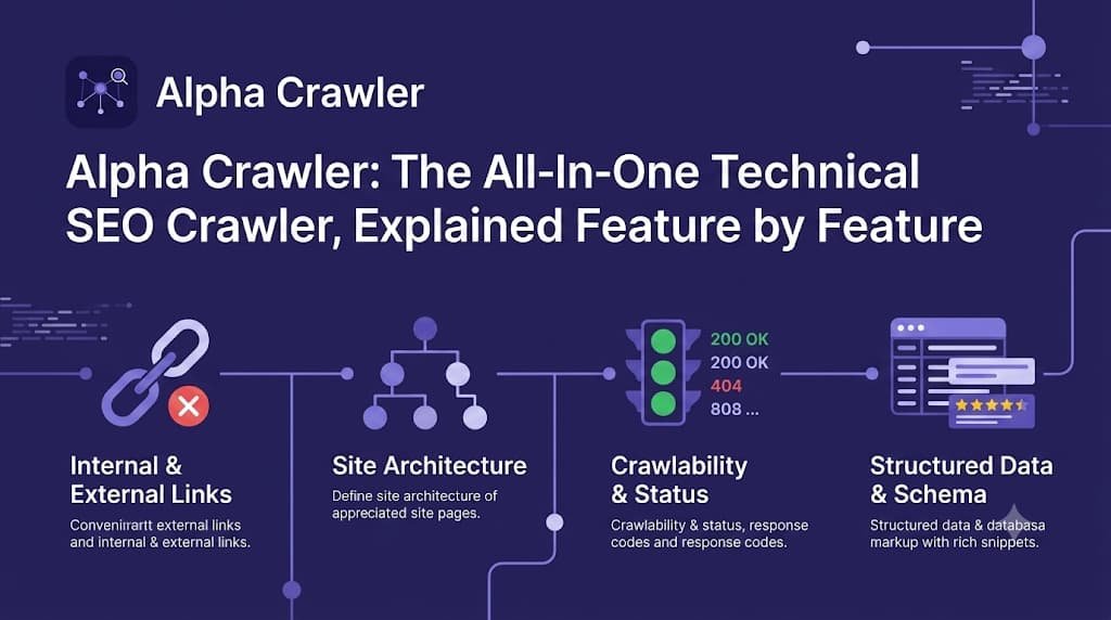 Alpha Crawler: The All-In-One Technical SEO Crawler, Explained Feature by Feature